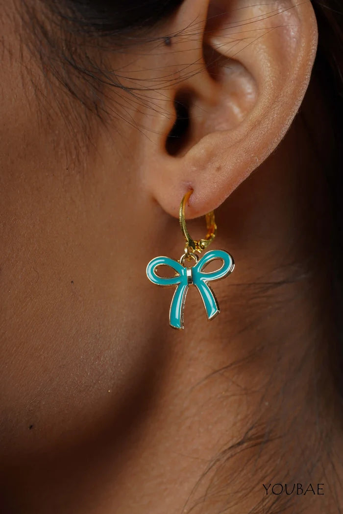 Bow Drop Earrings