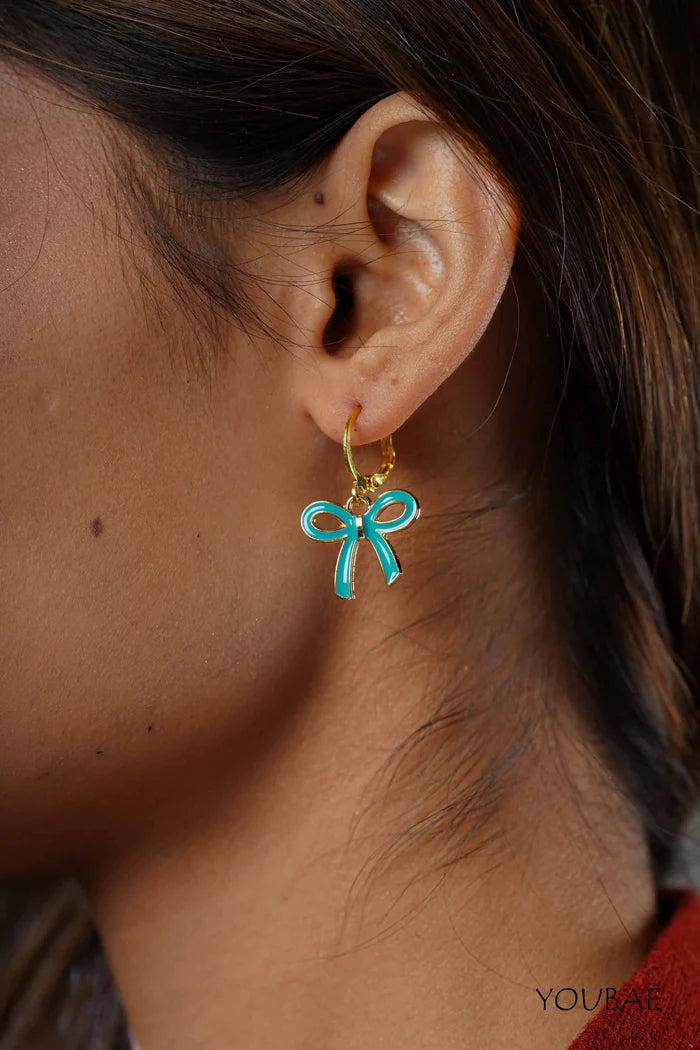 Bow Drop Earrings