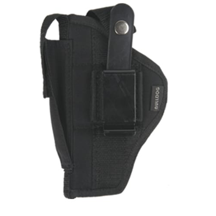Bulldog Cases Belt Clip Holster Right Hand Most 1911 Style Semi Autos Nylon Black Large