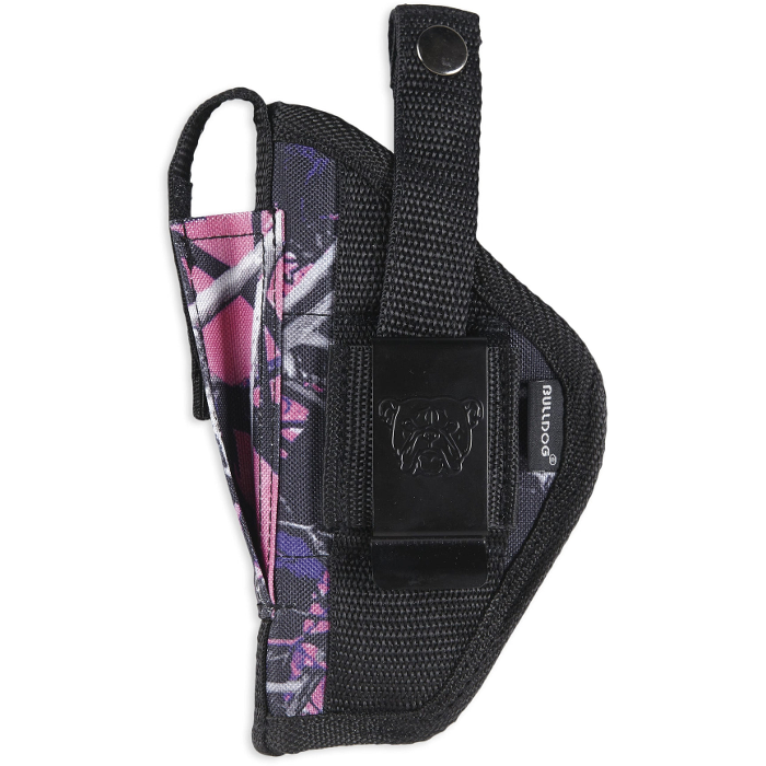 Bulldog Cases Belt Clip Holster Right Hand Most 1911 Style Semi Autos Nylon Black Large