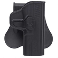 Bulldog Cases Rapid Release Paddle Holster Right Hand Ruger SR9 Polymer Black