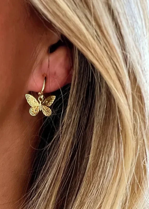 Butterfly Charm Earrings | FINAL SALE