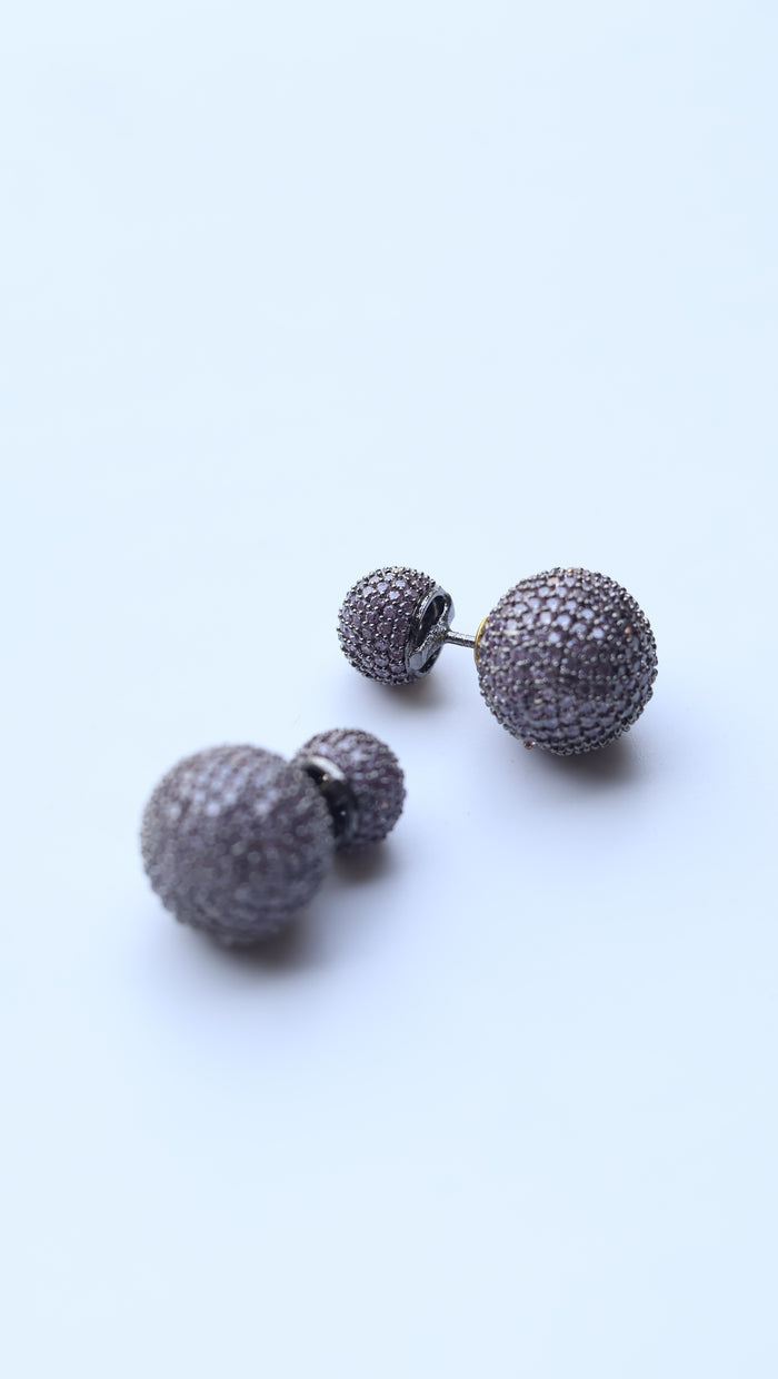 Cao 2 in 1 AD Stud Earrings