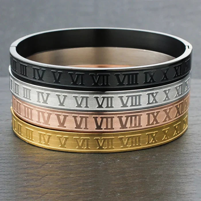Carmen Roman Numeral Bangle