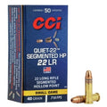 CCI Ammunition 22 Long Rifle 40 Grain Segmented Hollow Point 50 Count