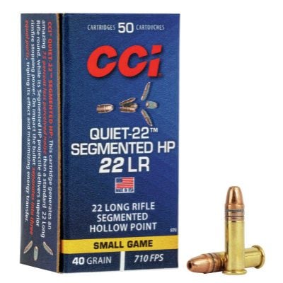 CCI Ammunition 22 Long Rifle 40 Grain Segmented Hollow Point 50 Count