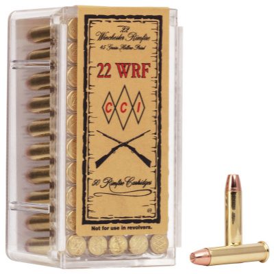 CCI Ammunition 22 Winchester Rimfire (WRF) 45 Grain Jacketed Hollow Point 50 Count