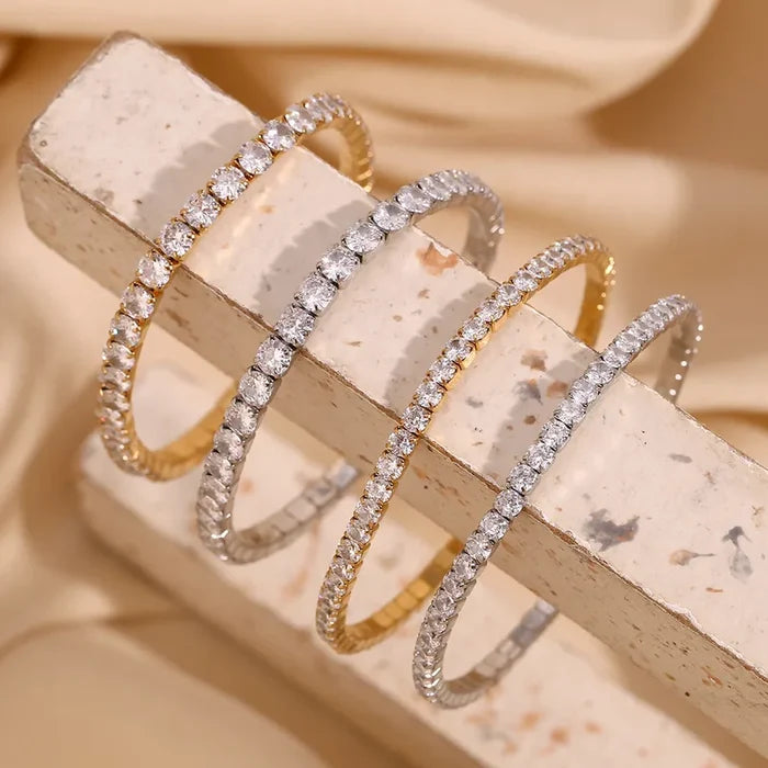 Celeste Stretchy Tennis Bracelet