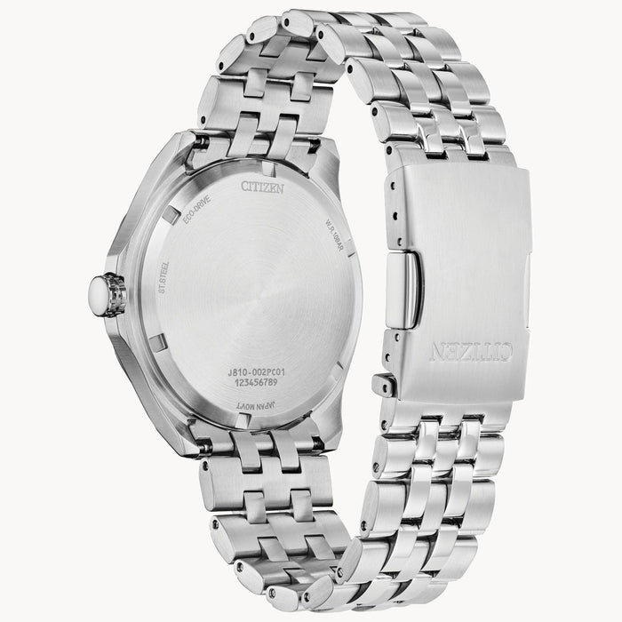 Citizen AW1740-54H Corso – Men’s Eco-Drive Stainless Steel Grey Dial Rose Gold Accent Watch