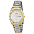 Citizen BM8434-58A Corso – Men’s Eco-Drive Two-Tone Stainless Steel White Dial Day-Date 37mm Watch