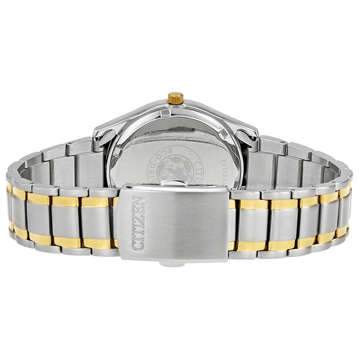 Citizen BM8434-58A Corso – Men’s Eco-Drive Two-Tone Stainless Steel White Dial Day-Date 37mm Watch
