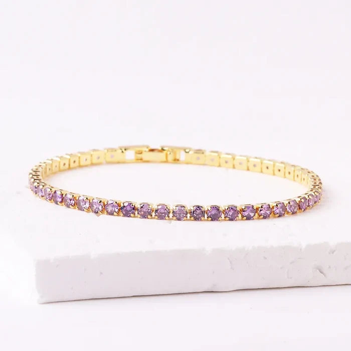 Gold/Lavender / 6.75"