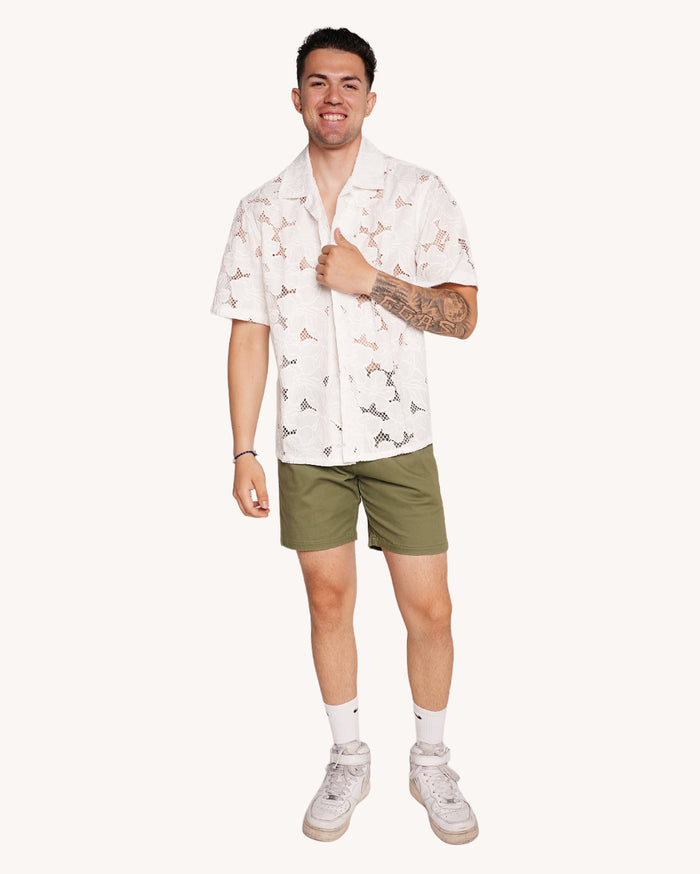 Coastal Groove Men's Camp Shirt