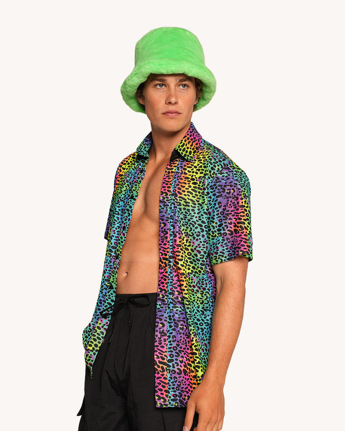 Cosmic Jungle Camp Shirt-Men