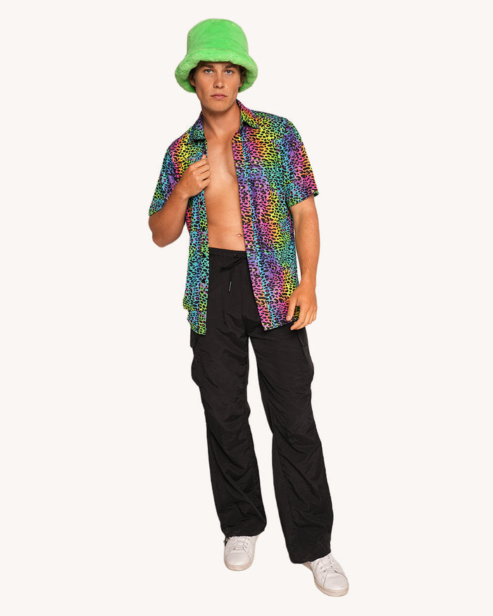 Cosmic Jungle Camp Shirt-Men