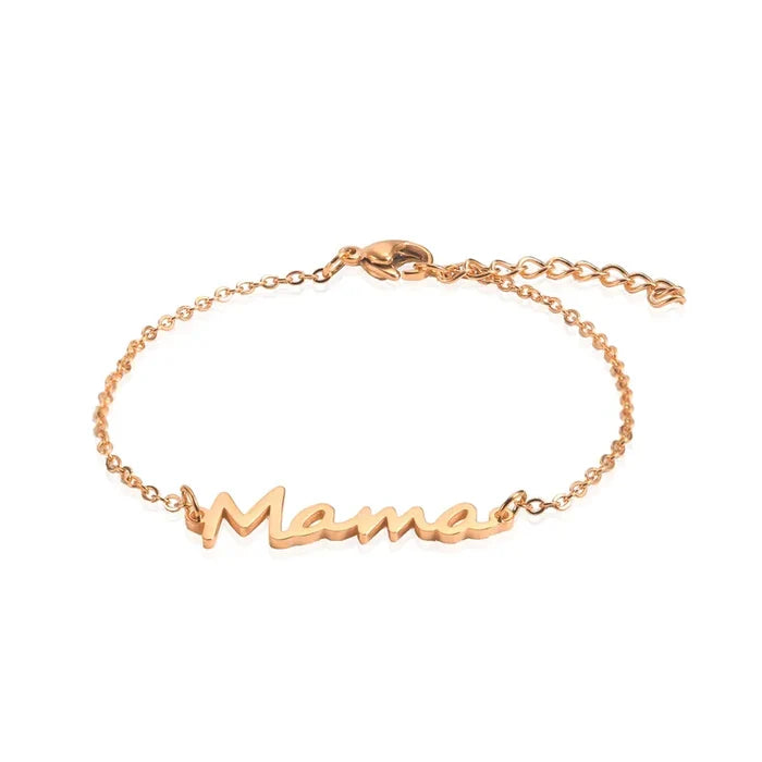Cursive Mama Bracelet