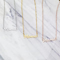 Cursive Mama Necklace