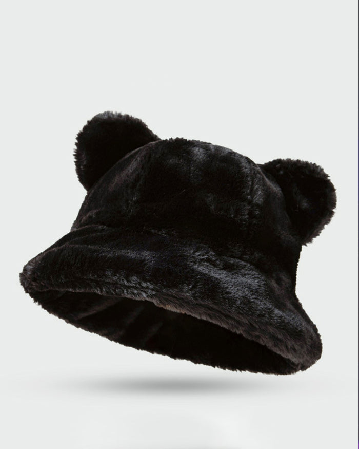 Cutesy Wootsy Bear Plush Bucket Hat