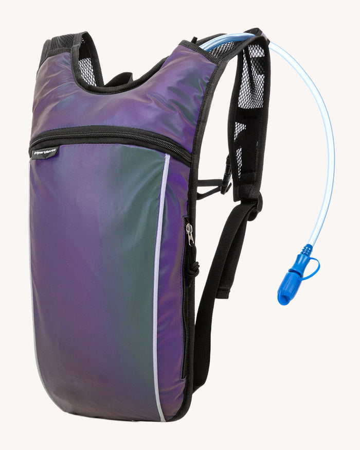 Cyber Connection Rainbow Reflective Anti-Theft Hydration Pack