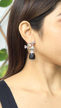 Deena Invisible Stone Setting AD Earrings