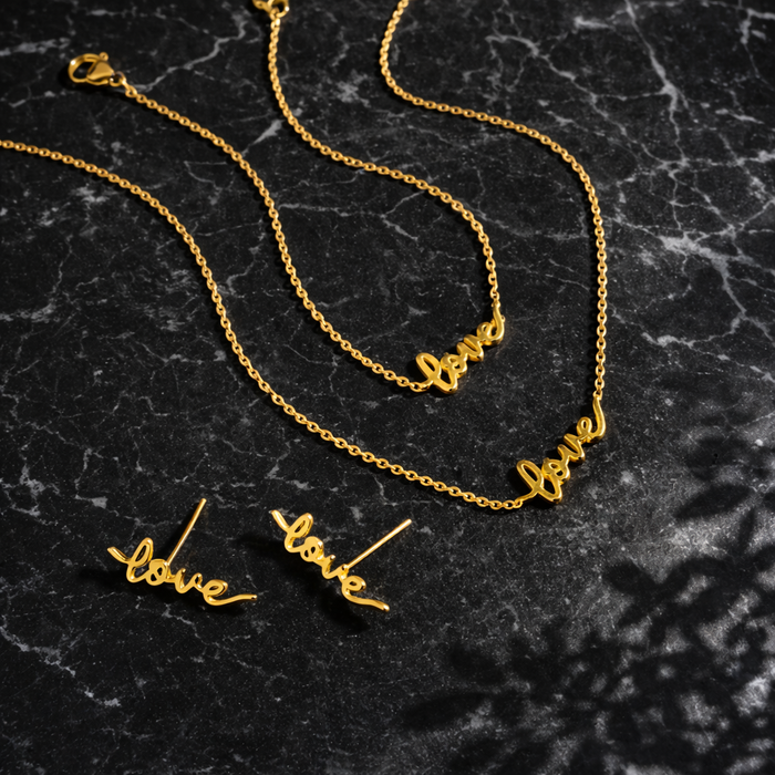 Delicate Love Script Bracelet | Final Sale