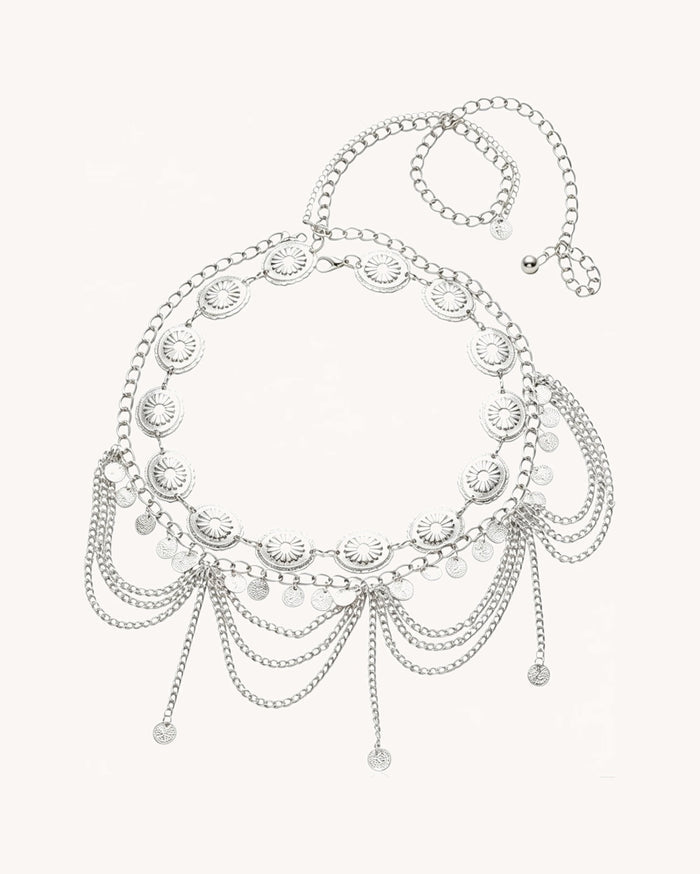 Dimepiece Layered Belly Chain