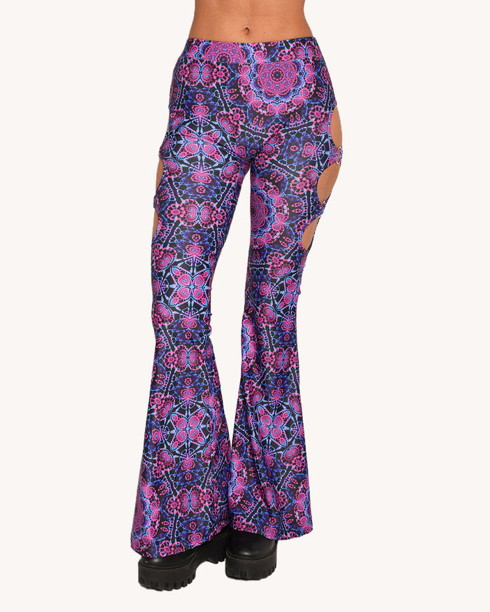 Dreamwave Cutout Bell Bottoms