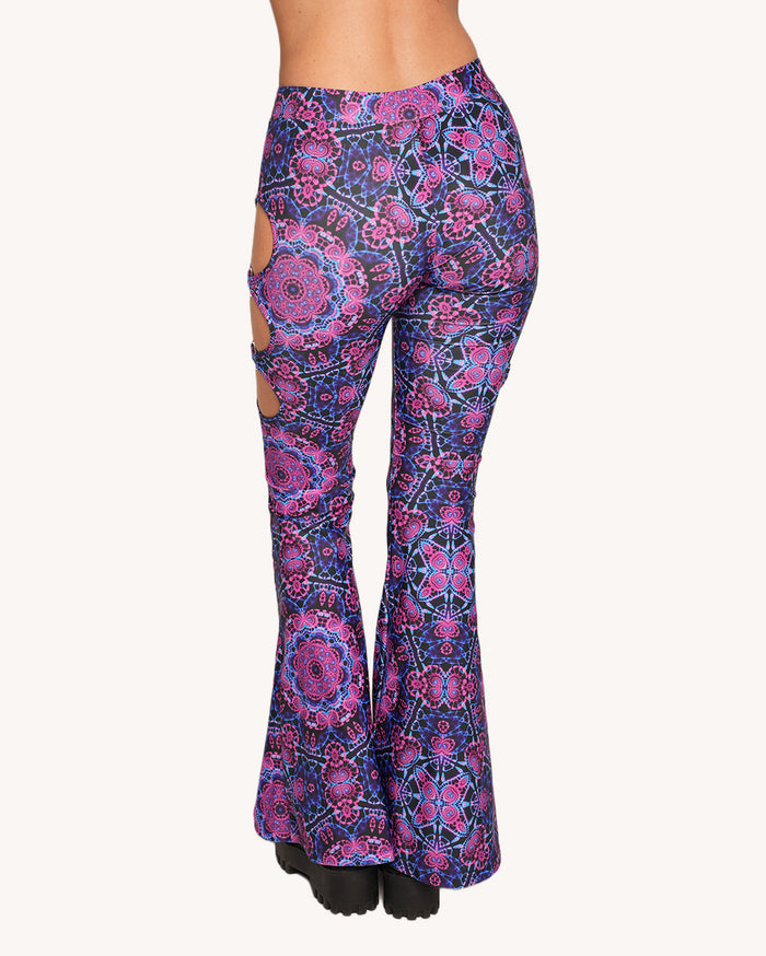 Dreamwave Cutout Bell Bottoms