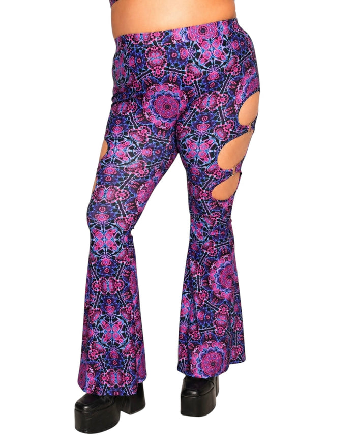 Dreamwave Cutout Bell Bottoms