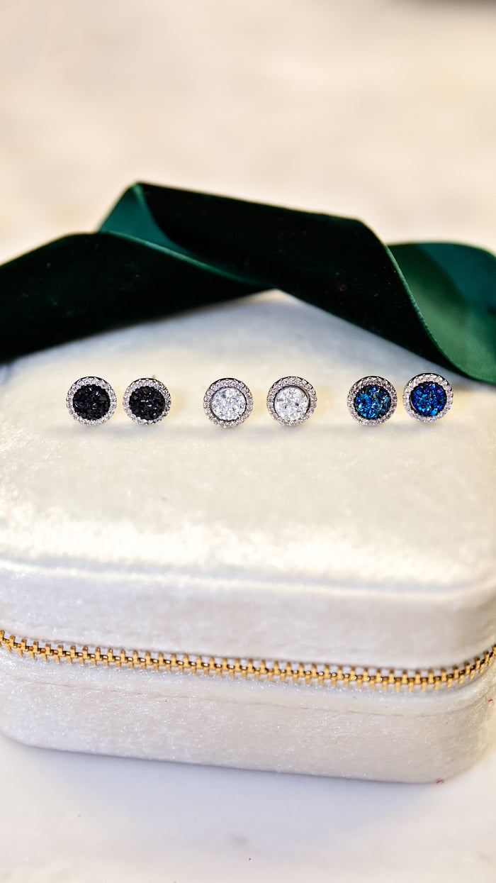 Druzy Mini Stud Earring | FINAL SALE