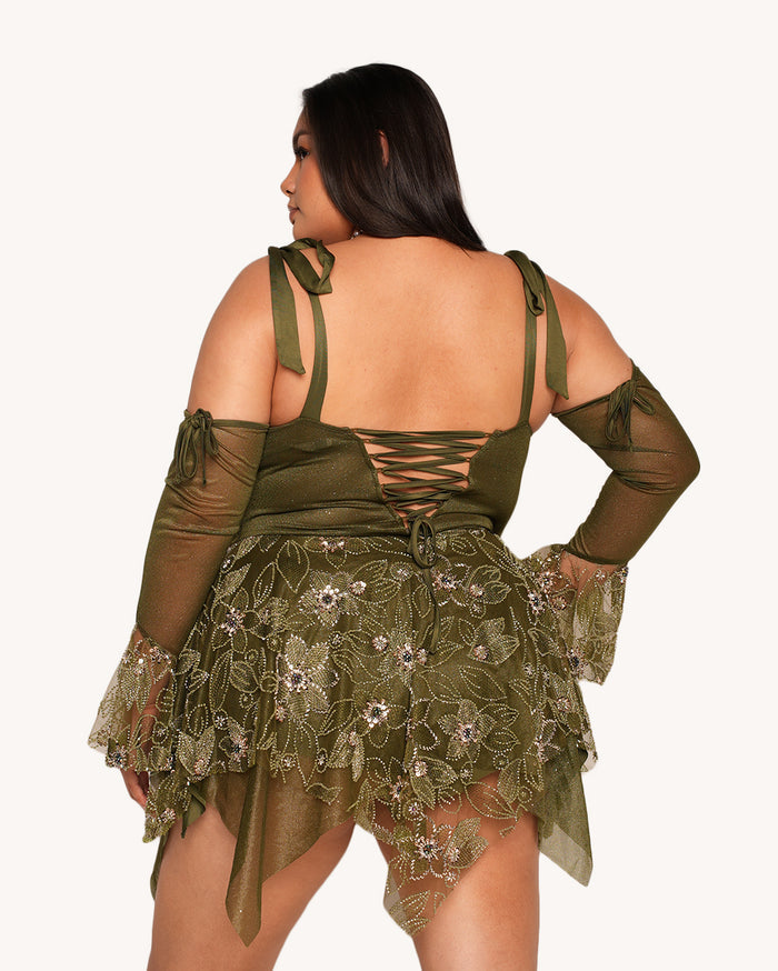 Earth Sign Dress with Sleeves