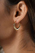Eliza Hoops, Anti-Tarnish Steel Earrings