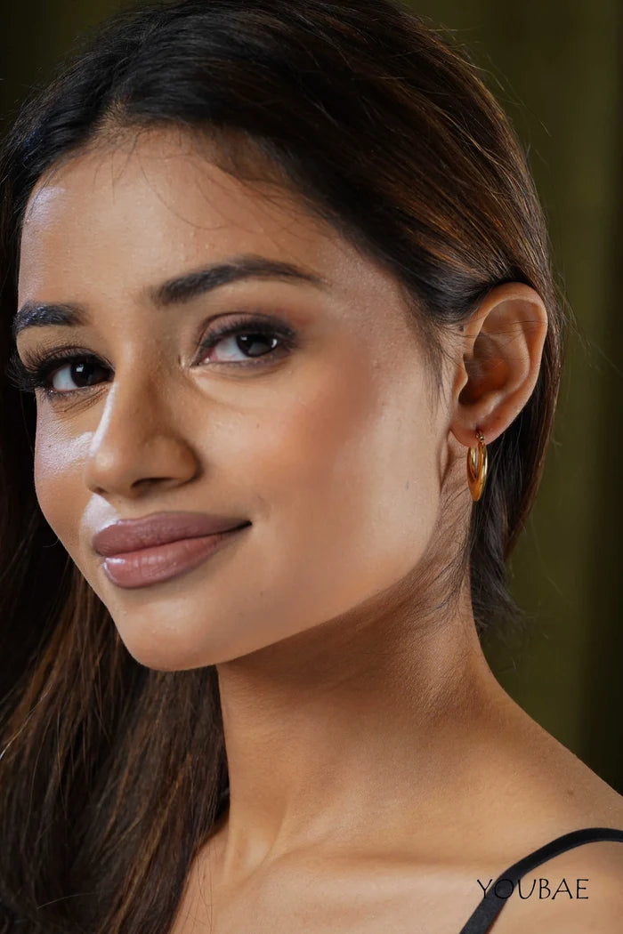 Eliza Hoops, Anti-Tarnish Steel Earrings