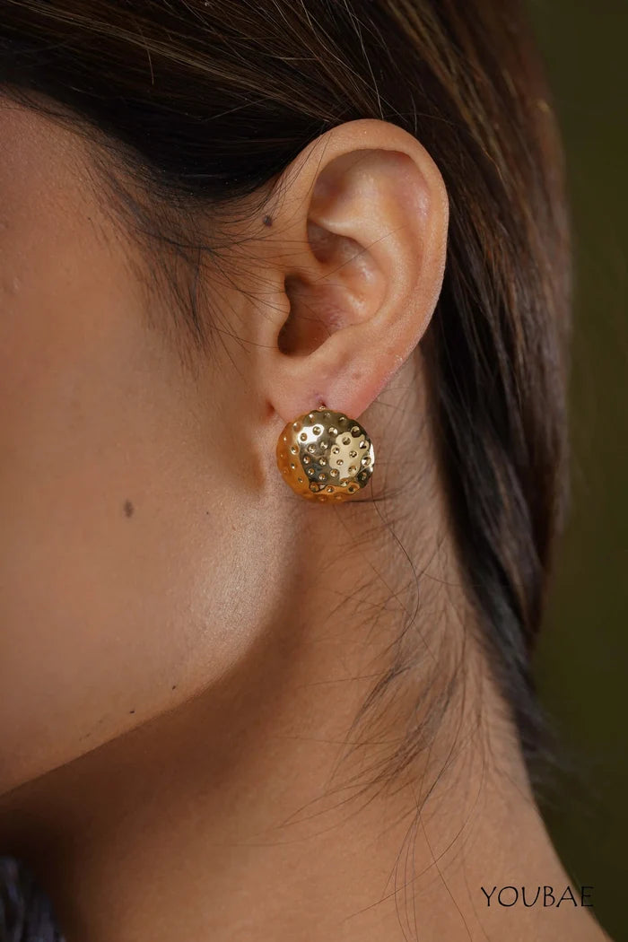 Elow Dotted Studs, Anti-Tarnish Steel Earrings