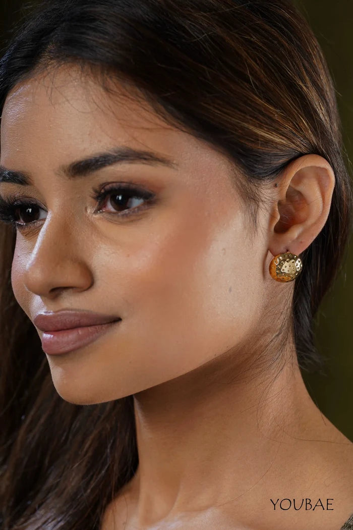 Elow Dotted Studs, Anti-Tarnish Steel Earrings