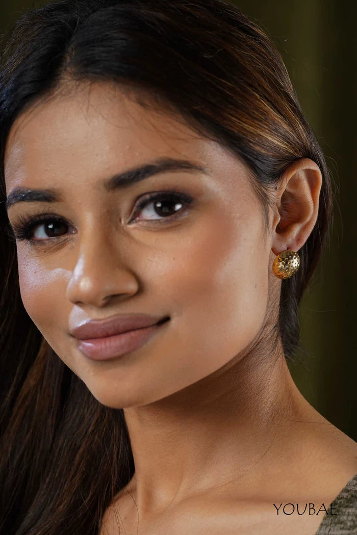 Elow Dotted Studs, Anti-Tarnish Steel Earrings