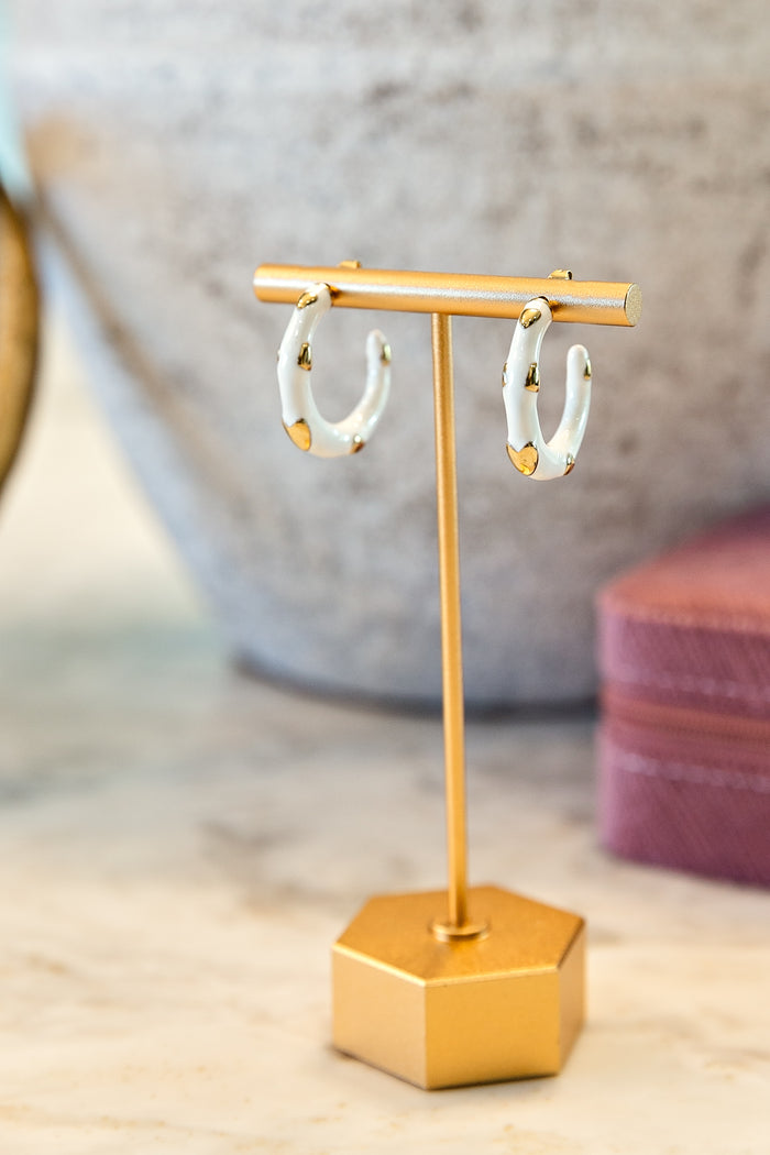 Emily Enamel Hoops | Final Sale