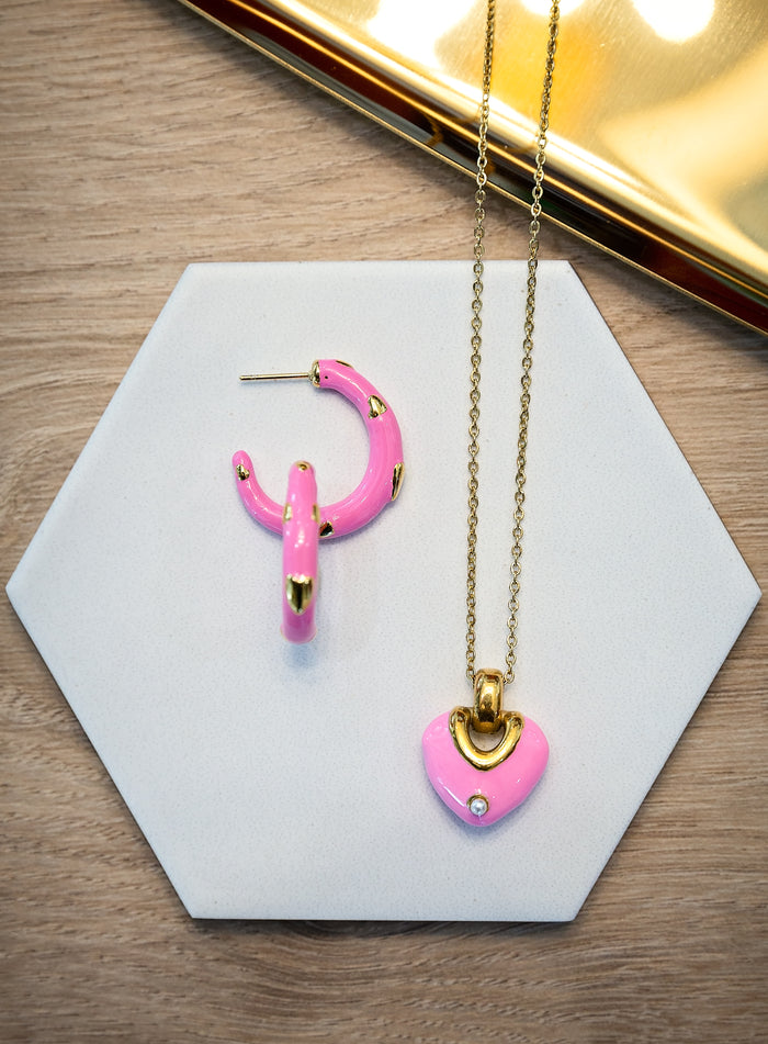 Emily Enamel Hoops | Final Sale