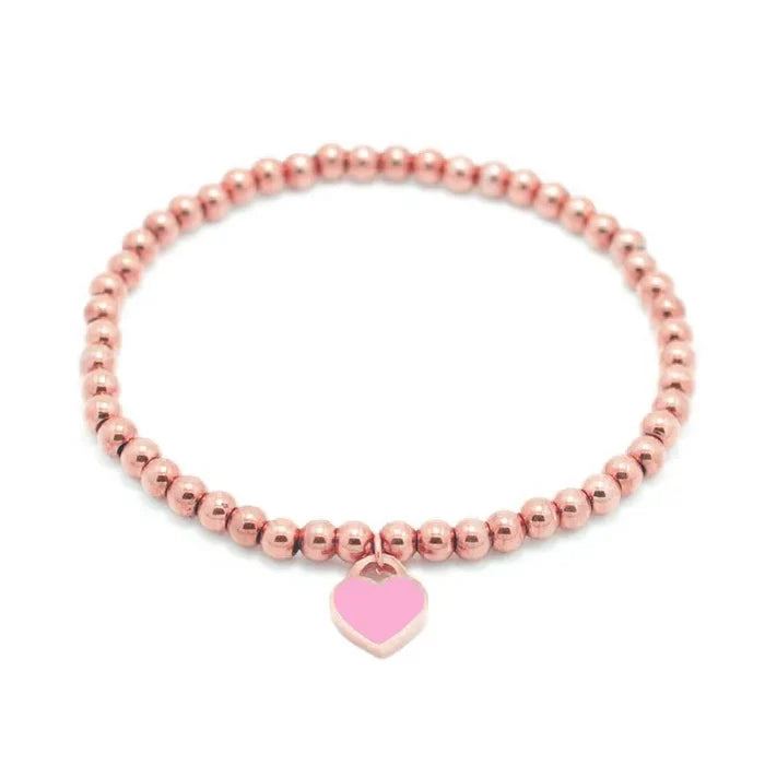 Emma Heart Charm Bracelet | Final Sale