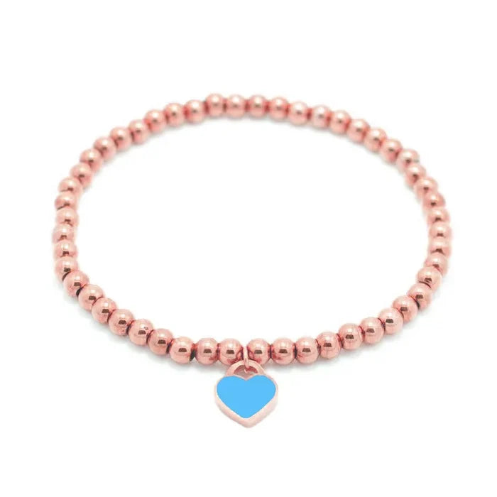 Emma Heart Charm Bracelet | Final Sale