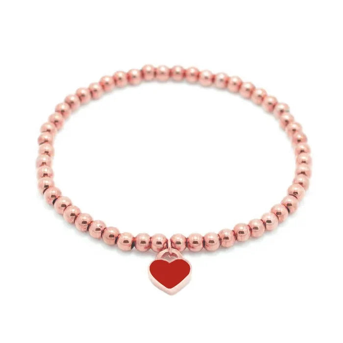 Emma Heart Charm Bracelet | Final Sale