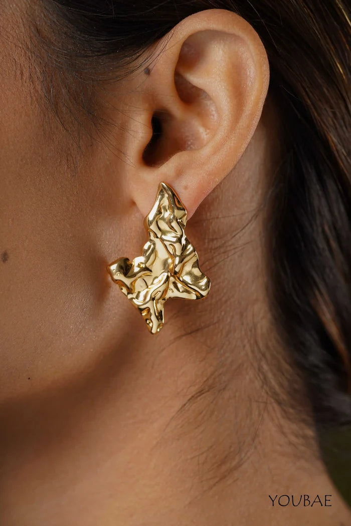 Eva Studs, Anti-Tarnish Steel Earrings