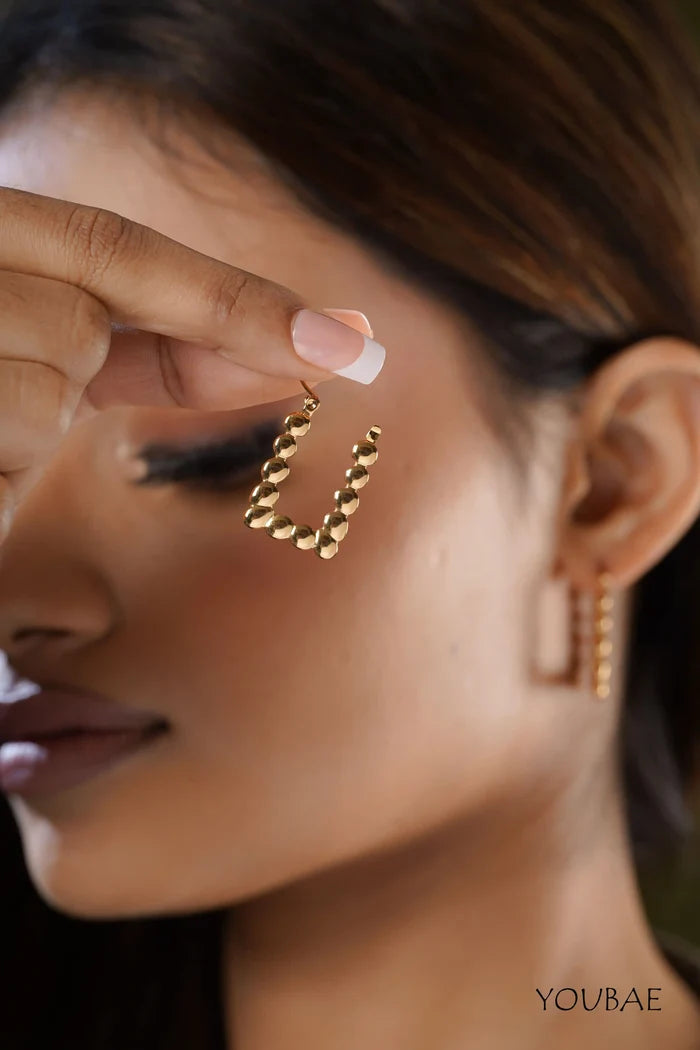 Evera Hoops, Anti-Tarnish Steel Earrings