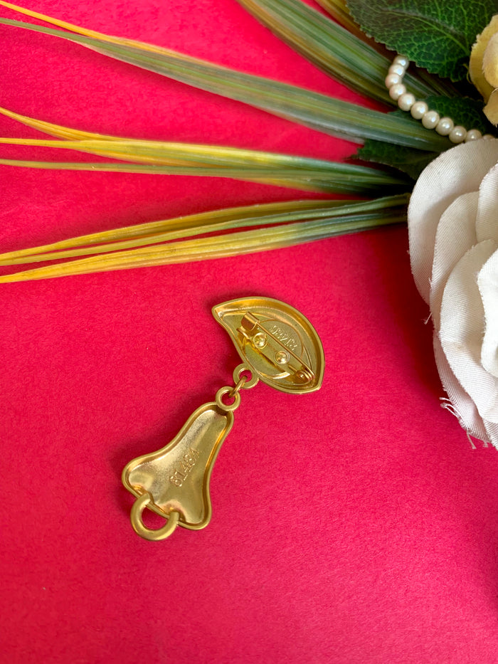 Evil Eye Drop Nose Brooch