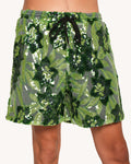 Fairytale Forest Floral Sequin Shorts