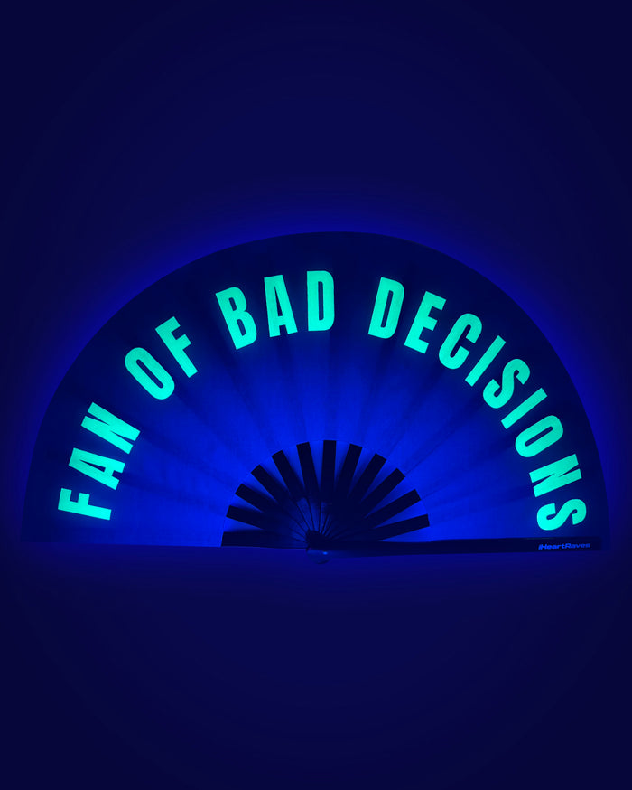 Fan of Bad Decisions Hand Fan