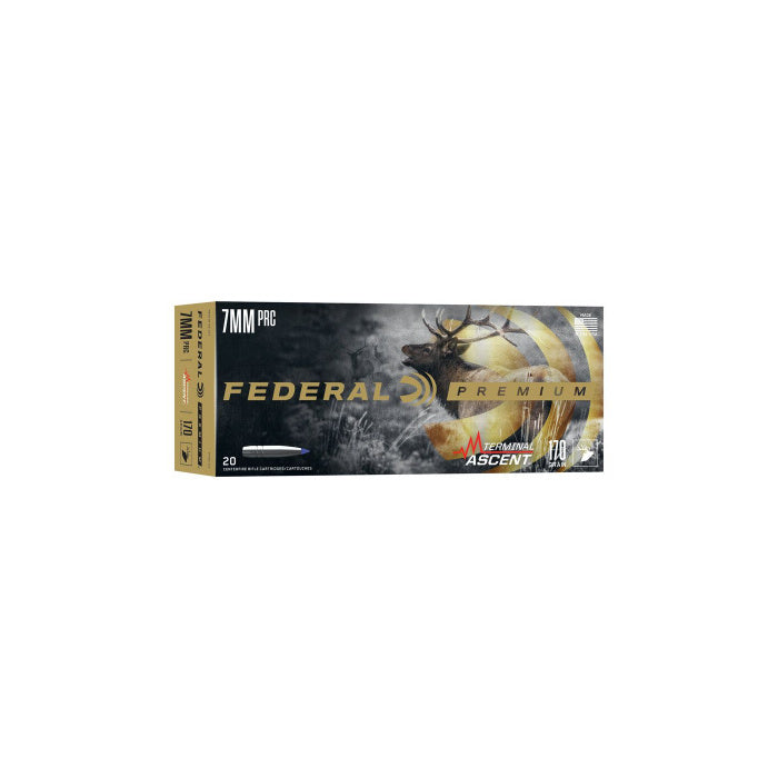 Federal Ammunition 7MM PRC 170 Grain Terminal Ascent Polymer Tip 20 Count