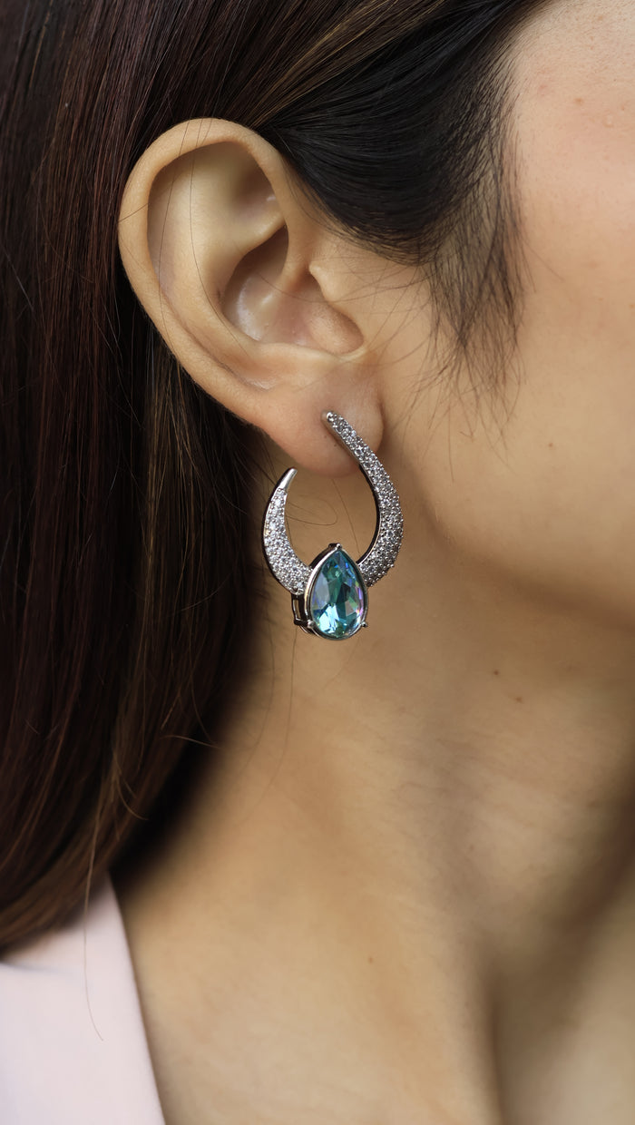 Fionola Swarovski Look A like AD Earrings