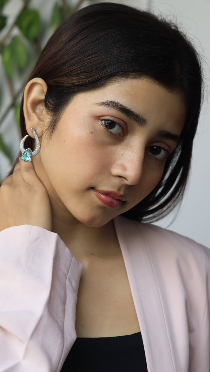Fionola Swarovski Look A like AD Earrings