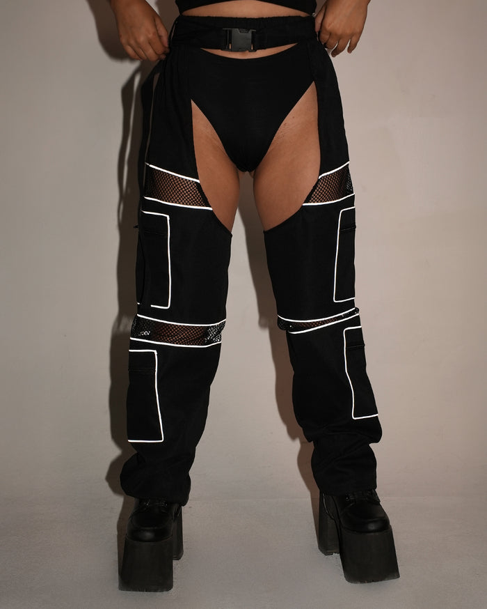 Flash Point Silver Reflective Chaps